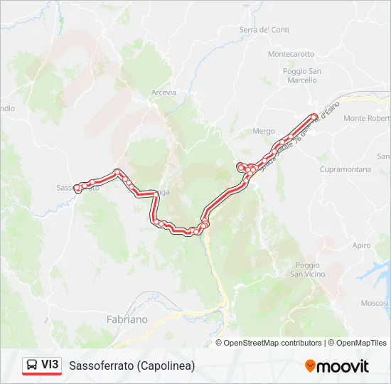VI3  Line Map