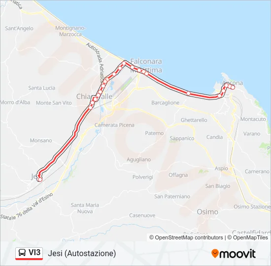 VI3  Line Map