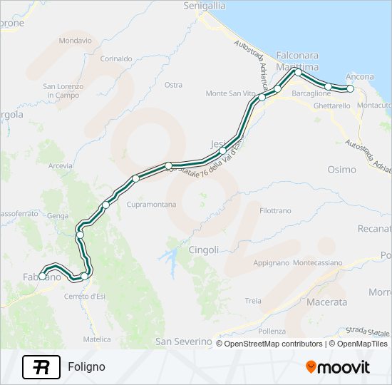 R Train Line Map