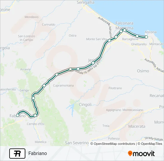 R Train Line Map