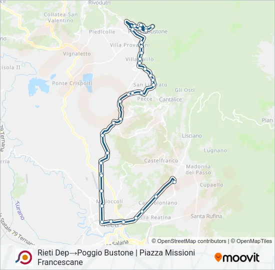 COTRAL Bus Line Map