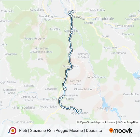 COTRAL Bus Line Map