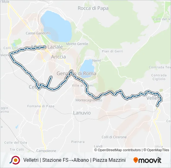 COTRAL Bus Line Map