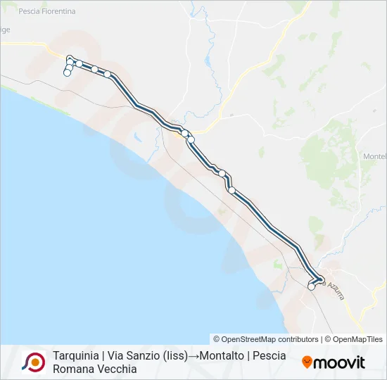 COTRAL Bus Line Map