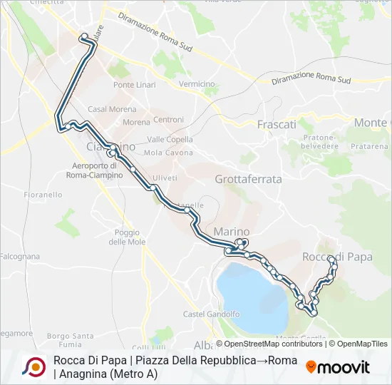COTRAL Bus Line Map