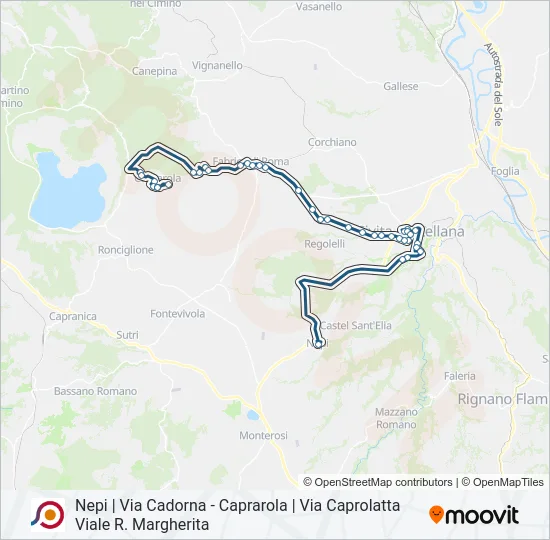 COTRAL Bus Line Map