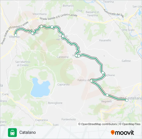 FC3 Train Line Map
