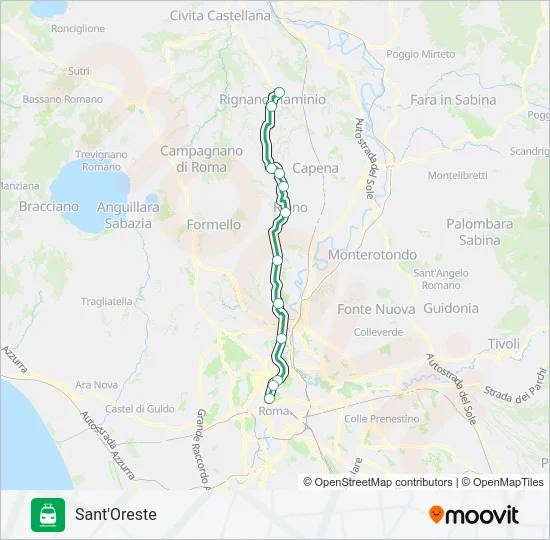 FC3 Train Line Map