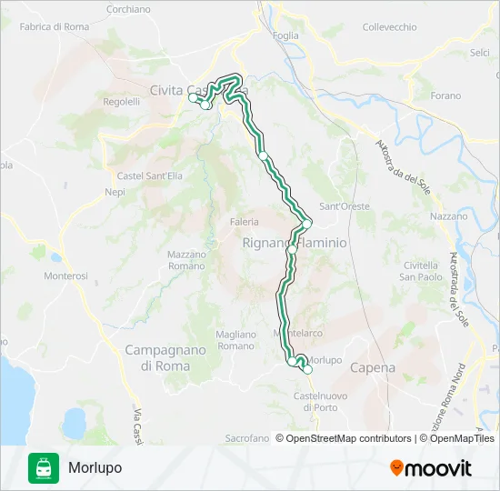 FC3 Train Line Map