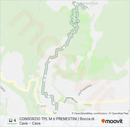 4 Bus Line Map