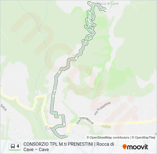 4 Bus Line Map