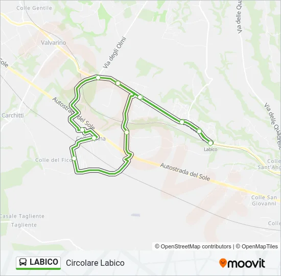 LABICO Bus Line Map