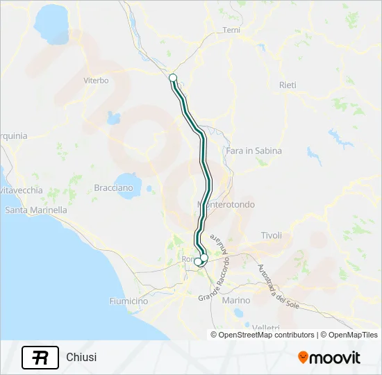 R Train Line Map