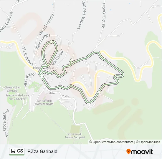 CS Bus Line Map