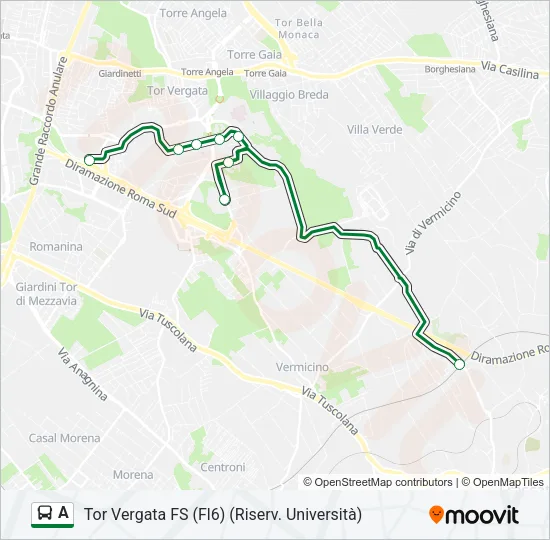 A Bus Line Map