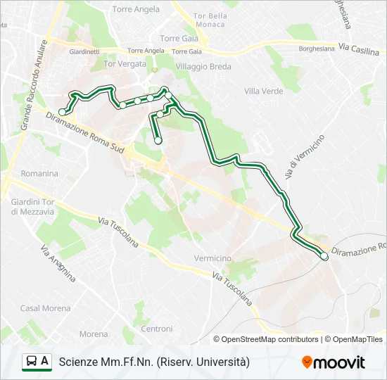 A Bus Line Map