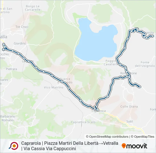 COTRAL Bus Line Map
