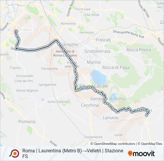 COTRAL bus Line Map