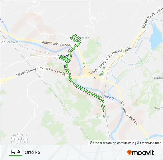 A Bus Line Map