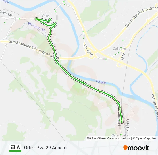 A Bus Line Map