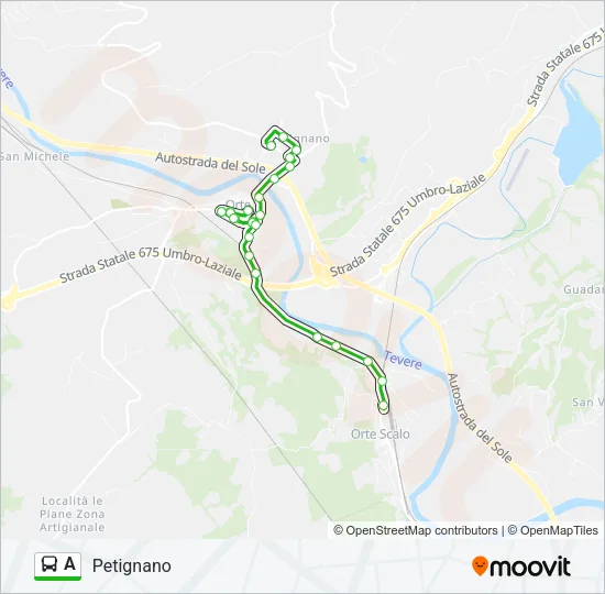 A Bus Line Map