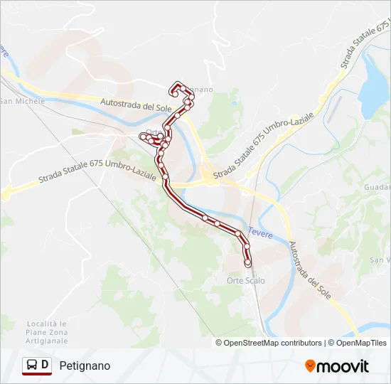 D Bus Line Map