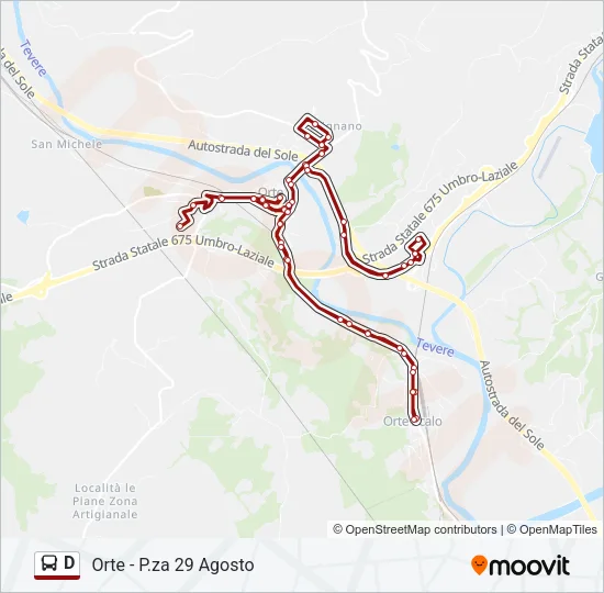 D Bus Line Map
