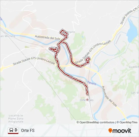 D Bus Line Map