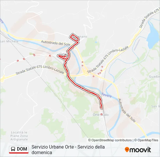 DOM Bus Line Map