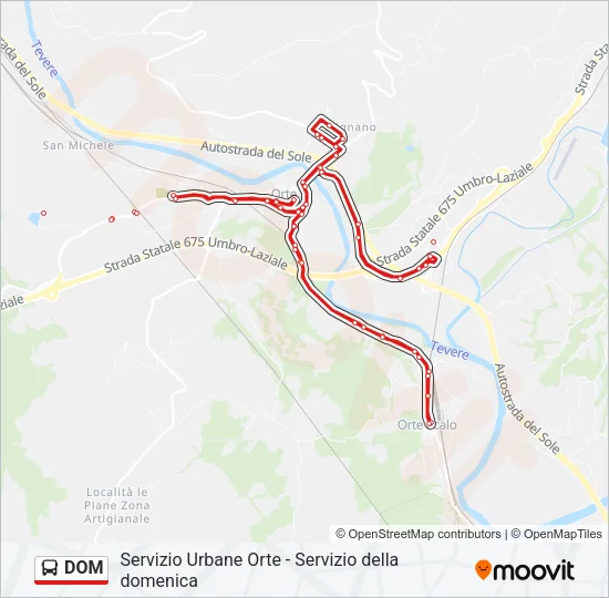DOM Bus Line Map