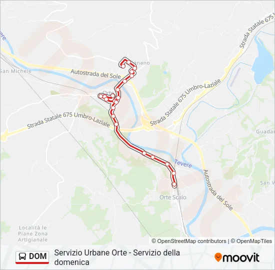 DOM Bus Line Map