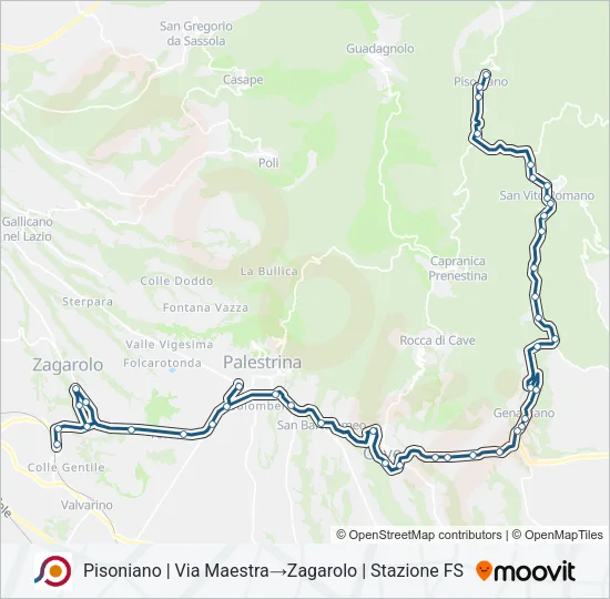 COTRAL Bus Line Map