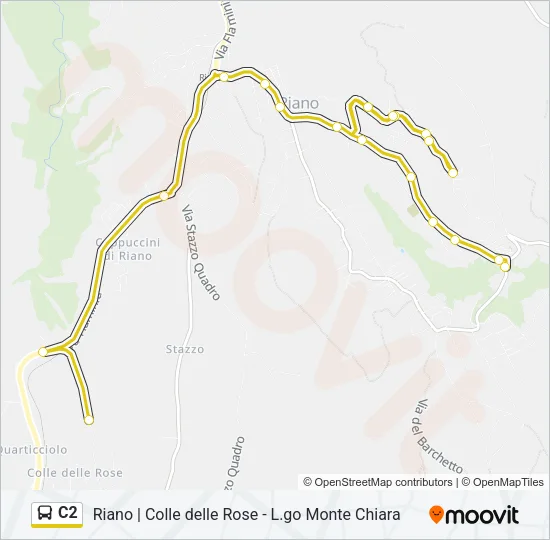 C2 Bus Line Map
