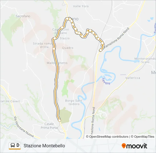 D Bus Line Map