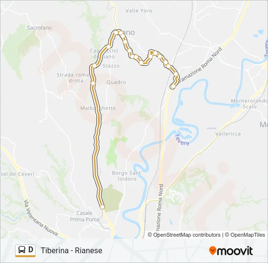 D Bus Line Map