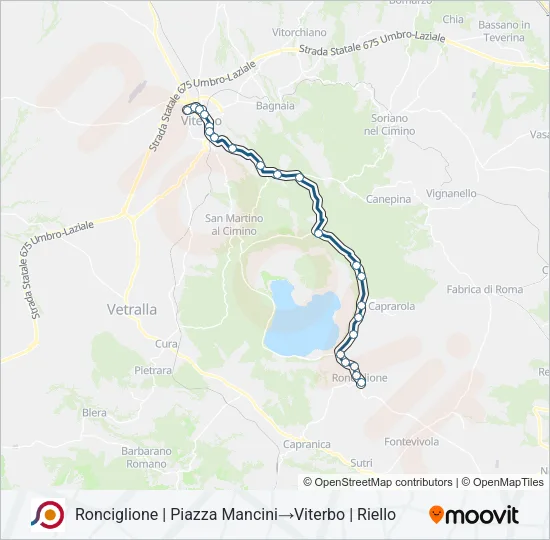COTRAL Bus Line Map