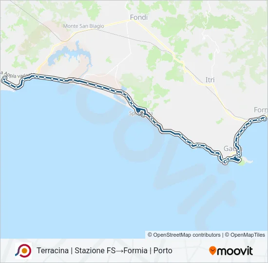 COTRAL Bus Line Map