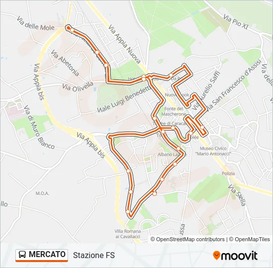 MERCATO Bus Line Map