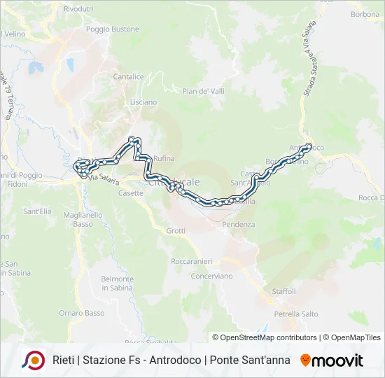 COTRAL Bus Line Map