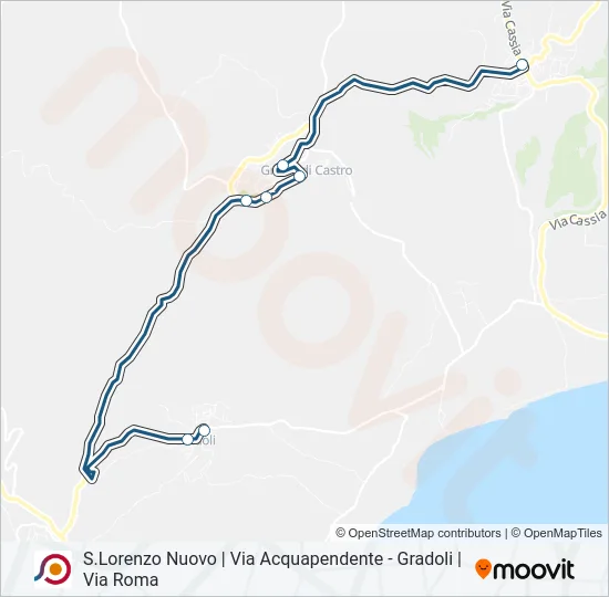 COTRAL Bus Line Map