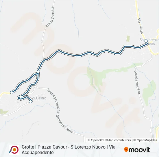 COTRAL Bus Line Map