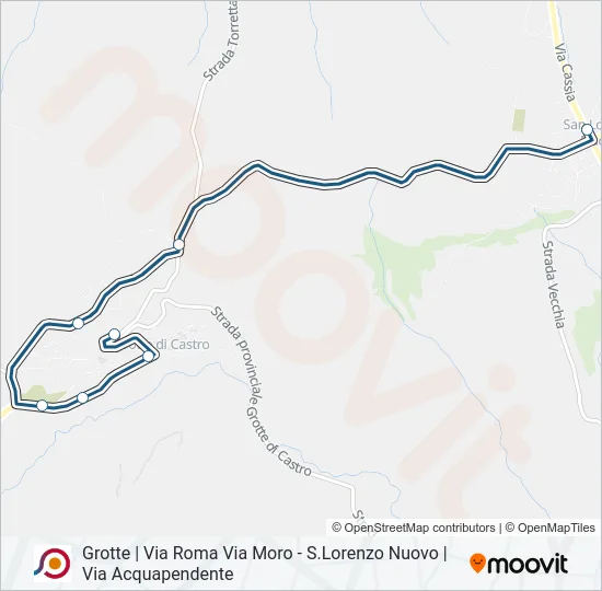 COTRAL Bus Line Map