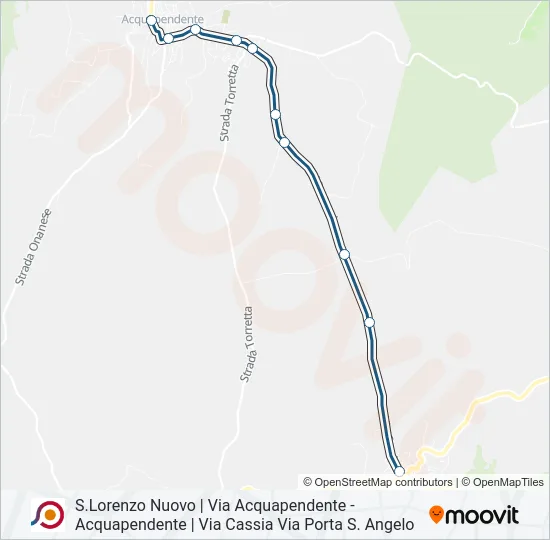 COTRAL Bus Line Map