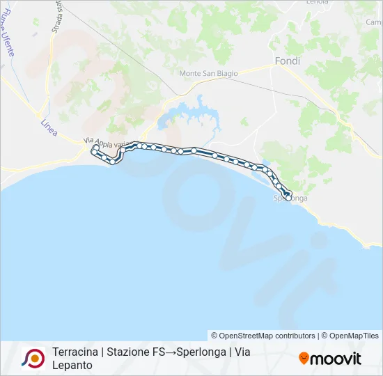 COTRAL Bus Line Map