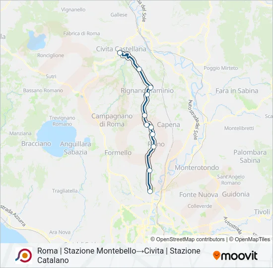 COTRAL Bus Line Map