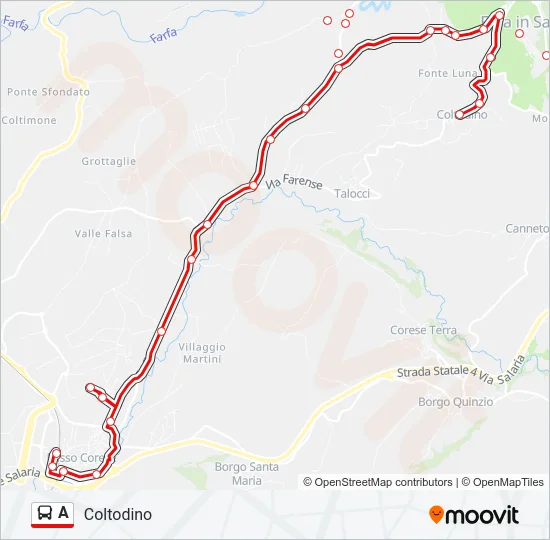 A Bus Line Map