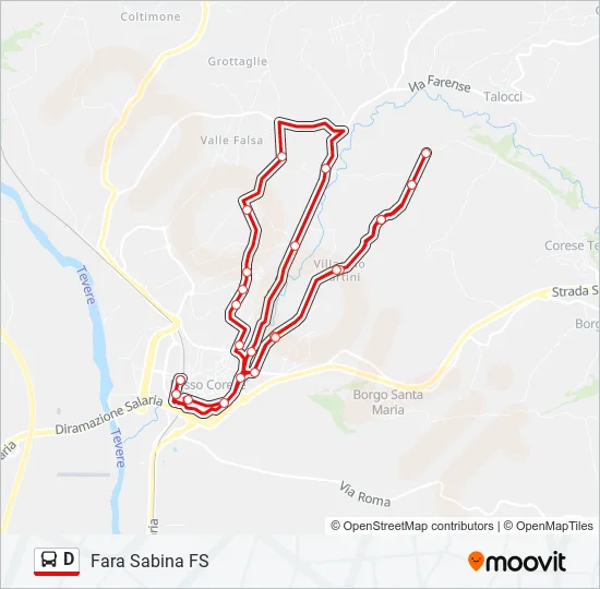 D Bus Line Map