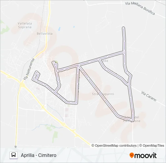 4E1A SCOL Bus Line Map