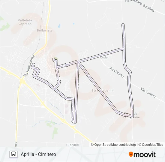 4E1B SCOL Bus Line Map