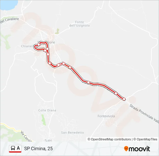 A Bus Line Map